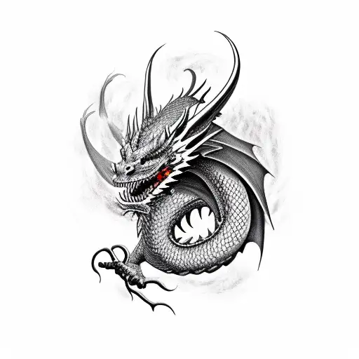 Dragon Pride Warrior Black Red