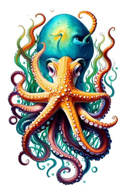 Octopus And Starfish