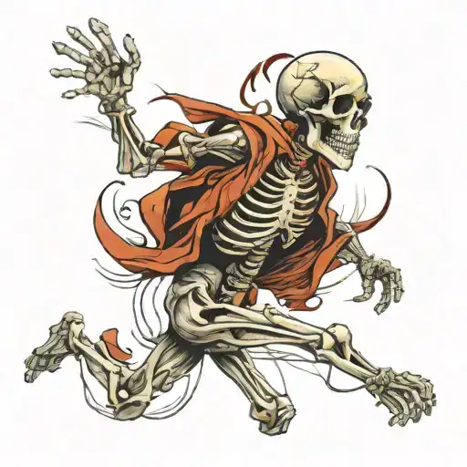 Running Skeleton