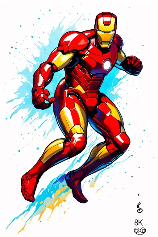 Ironman Doing An Ironman Triathlon