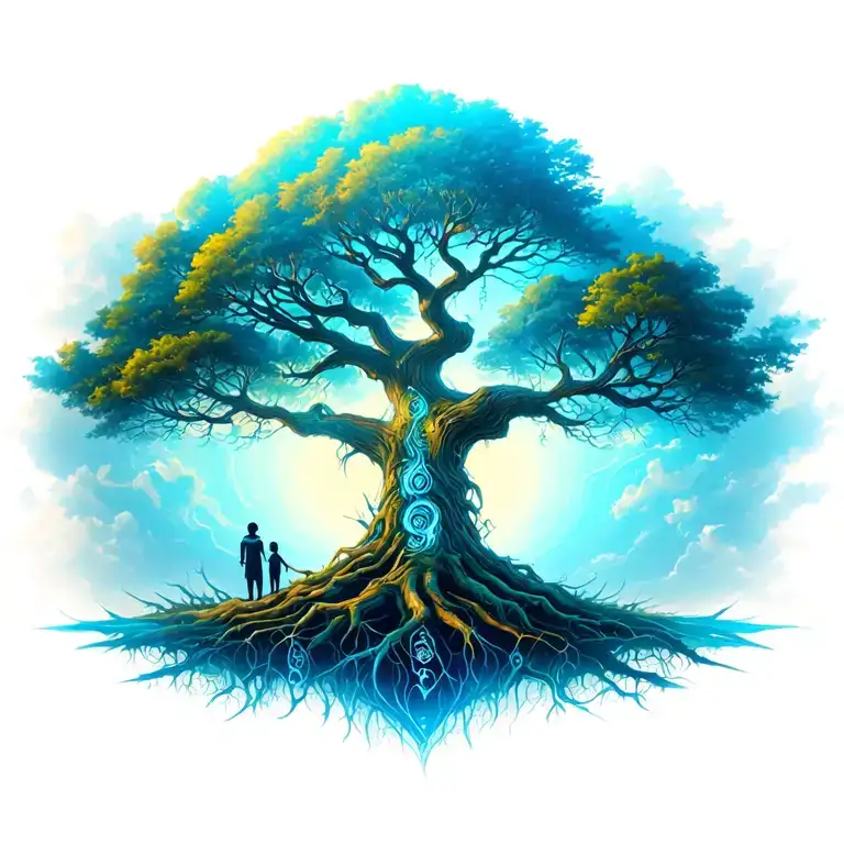 Yggdrisil World Tree Family Tree