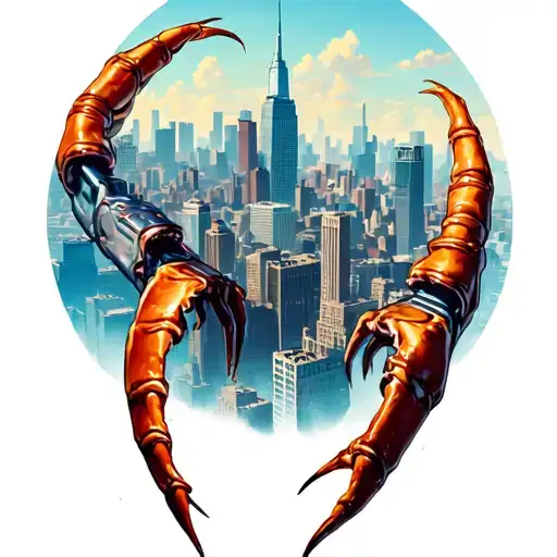 Claw With Chicago Skyscrappers Inside