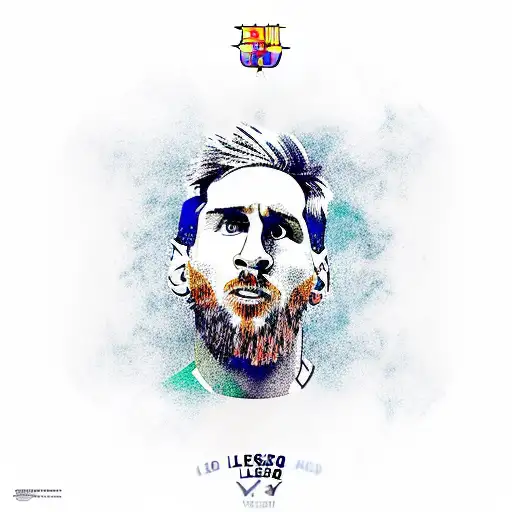 Leo Messi With His Jersey In His Hands