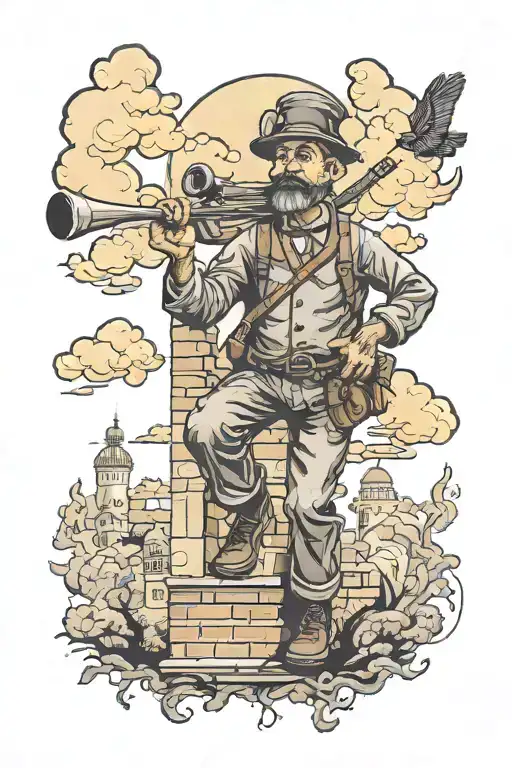 Chimney Sweep At The Gates Of Heaven