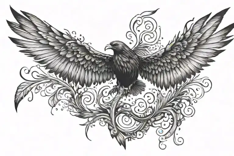 Black Wings Spread Wide