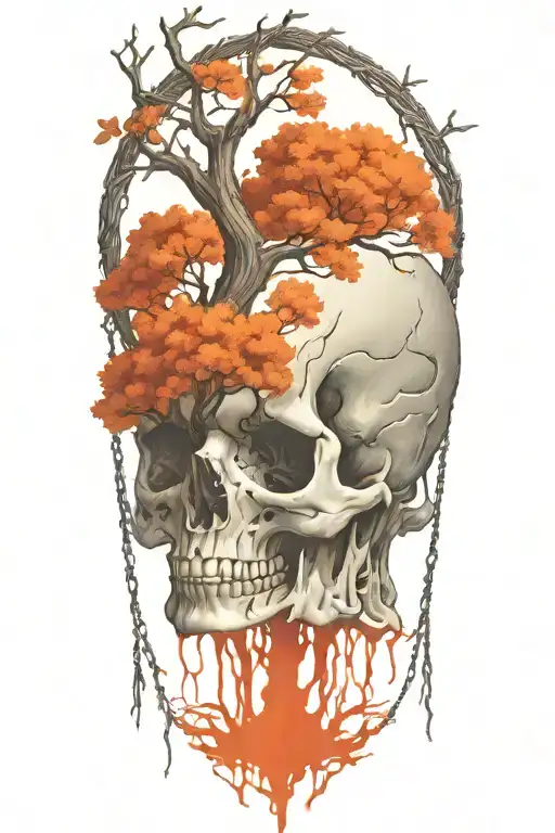 Hanging Skull Tree