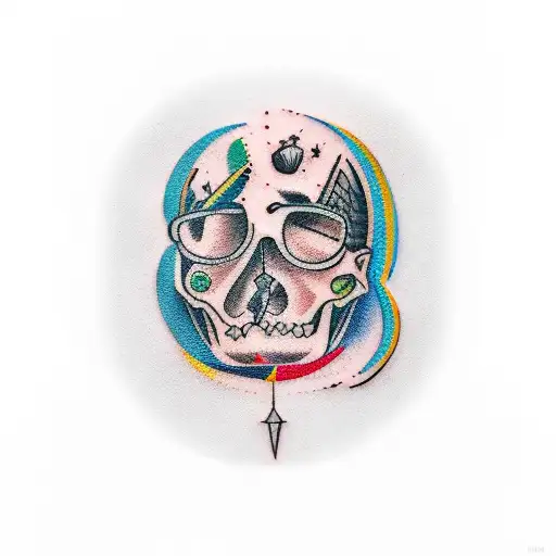 Tiny Tattoo On Asa Cheek And Means Freedom