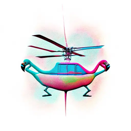 Flamingo Helicopter