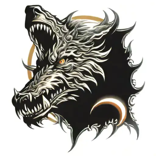 Fenrir Biting The Sun