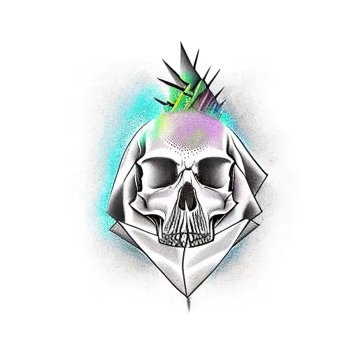 Spike With Gothic Skull