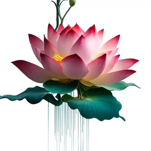 Lotus Ikebana Floral Arrangement Space