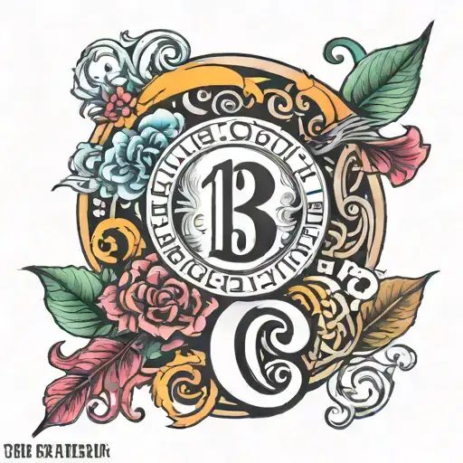 Number 13 And Word Lucky