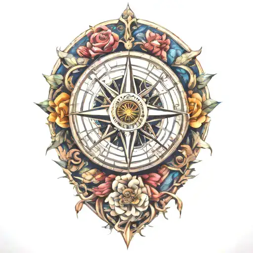 Compass Rose Blooming