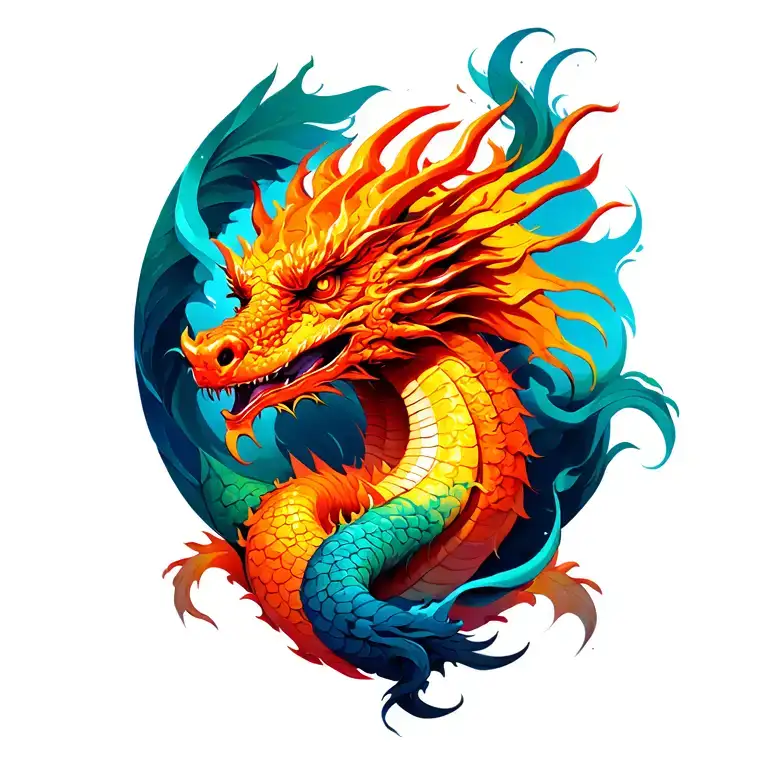 Rising Dragon Wrapped