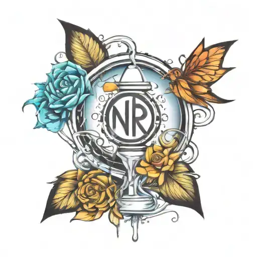 Narcotics Anonymous Logo Incorporated Into The Water Coming Out Of A Syringe