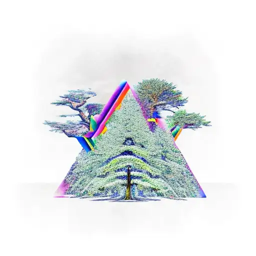 Big Tree In A Triangle