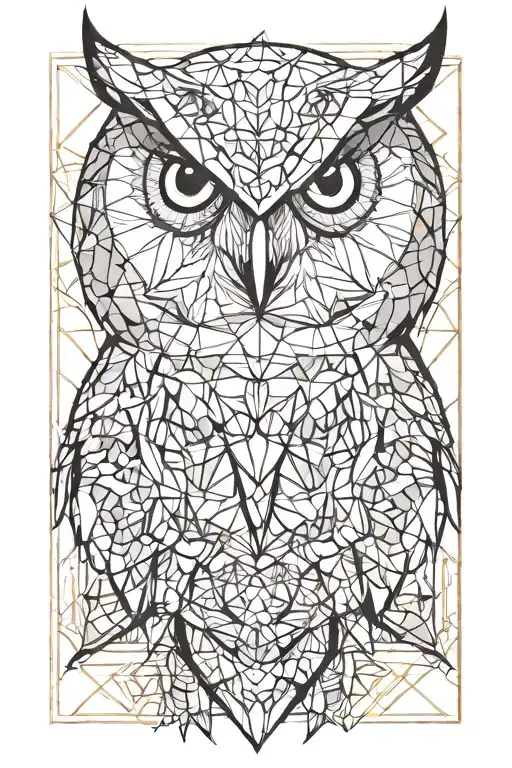 Owl Geometric Design