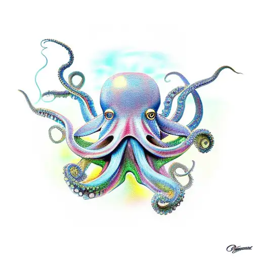 Octopus Made Out Of Crystals