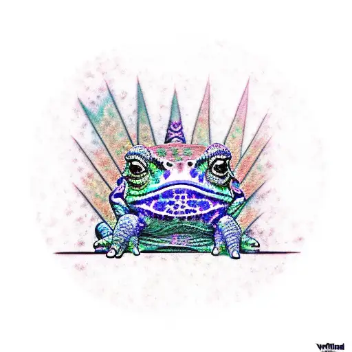 Mayan Toad Psychadelic