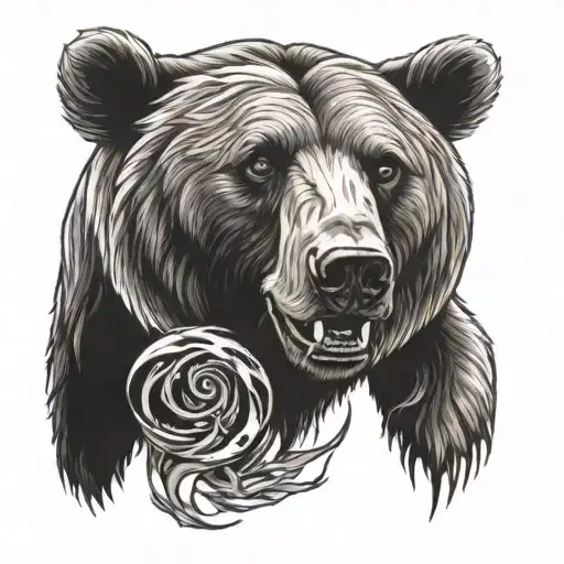 Non Agressive Grisley Bear