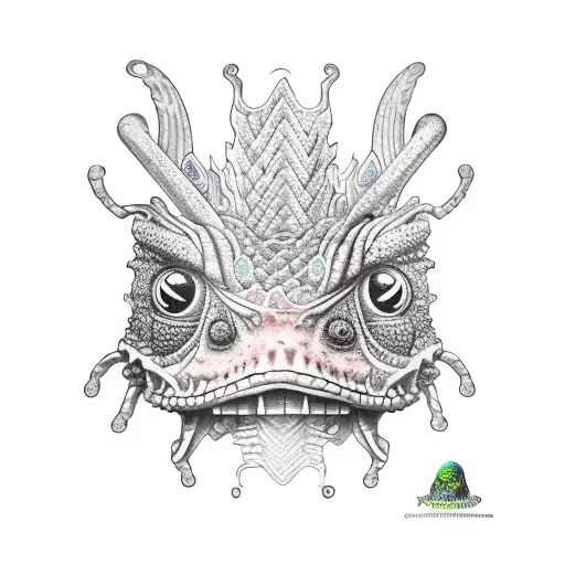 Mayan Toad Psychadelic