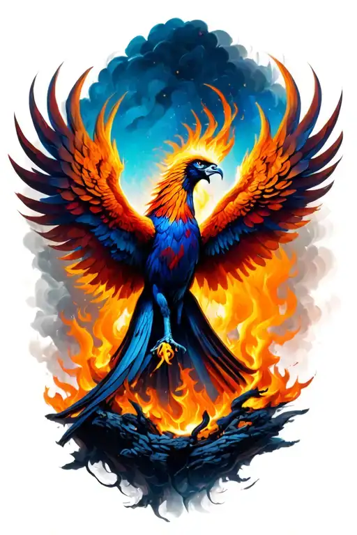 Phoenix Rising From The Ashes