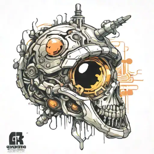 Ghost Coming Out Of Shell Cyberpunk