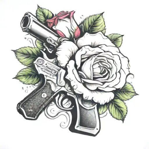 Rose And Gun