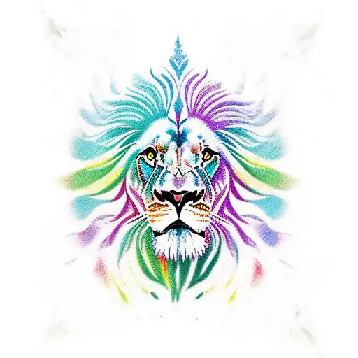 Lion Rasta Color