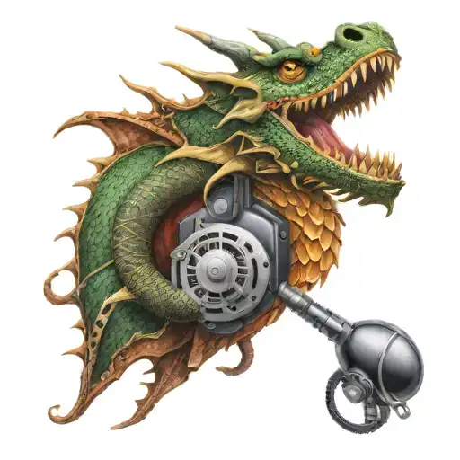 Dragon With Microfon