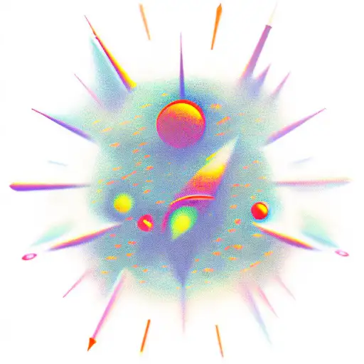 Circle Rocket Colorful