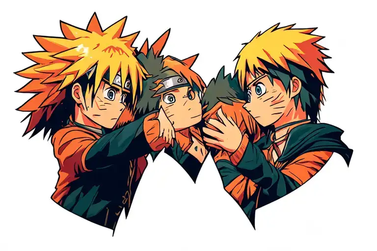 Naruto Hug Harry Potter