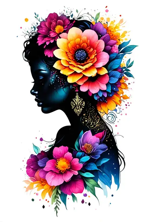 Woman Black Silhouet That's Going