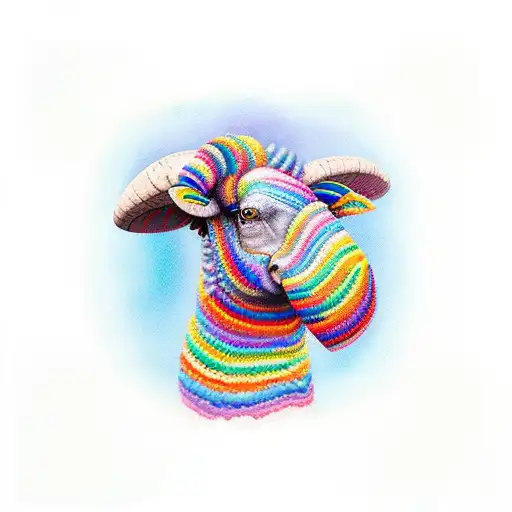 Rainbow Sheep