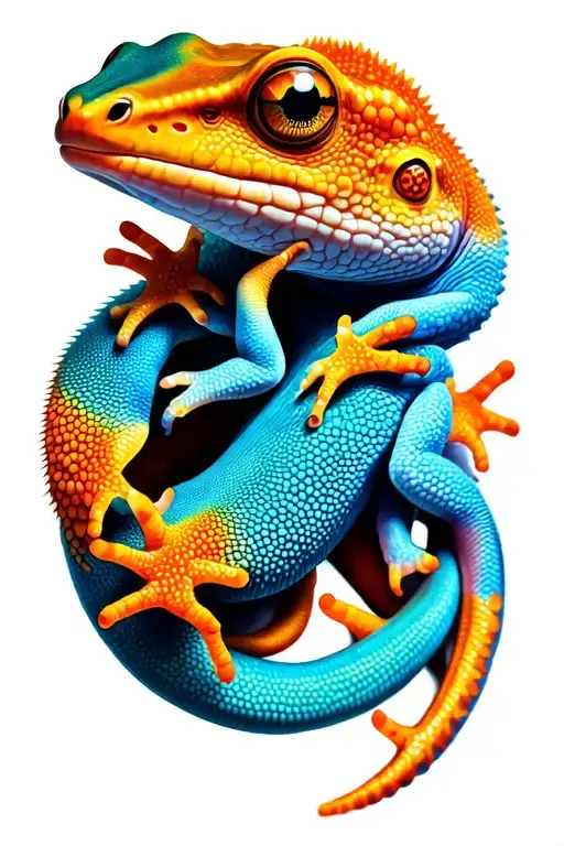 Two Gecko Full Color