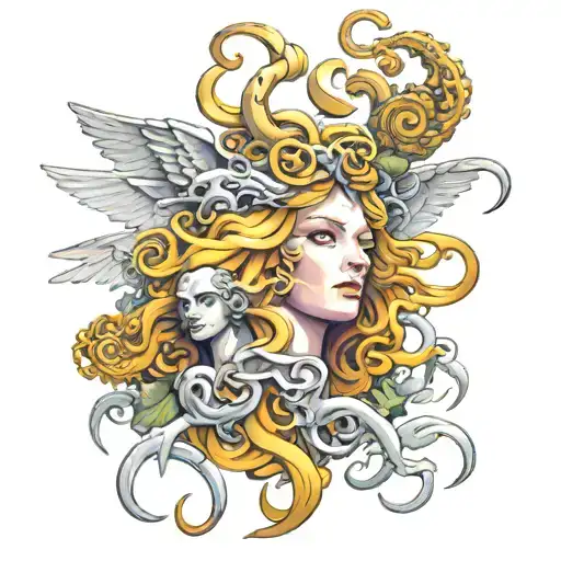Medusa And Angels