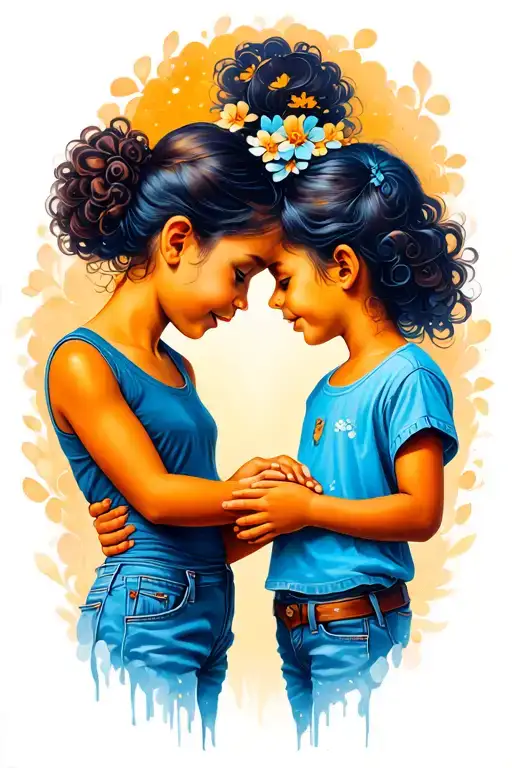 Mom And Son Holding Hands