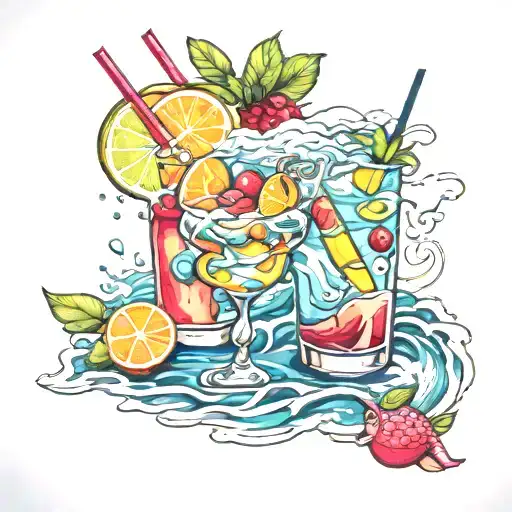 Cocktail Sea Friendship