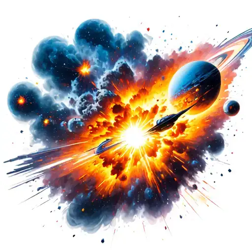 Explosion In Space