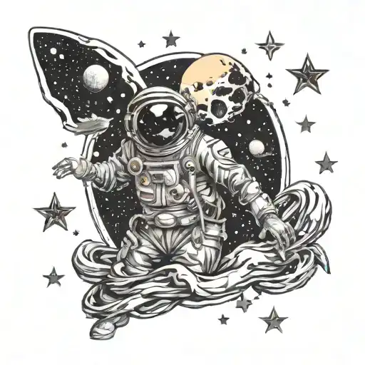 Per Aspera Ad Astra Space Stars