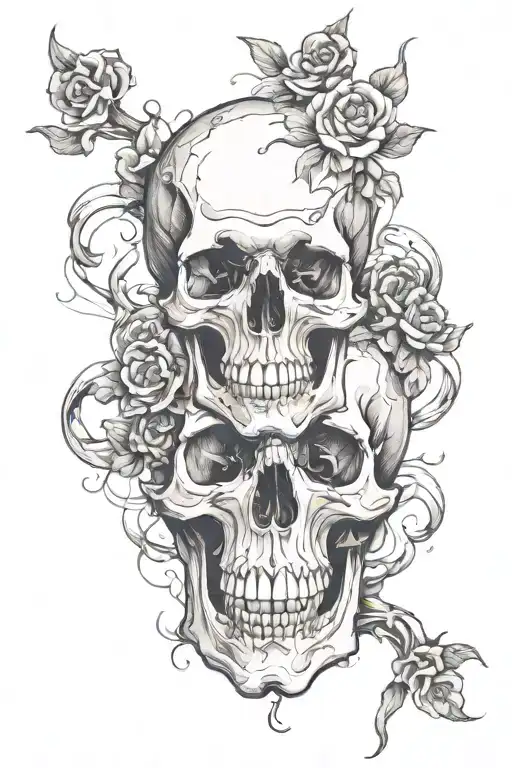 Skull Instead Heads Who Are Dancing