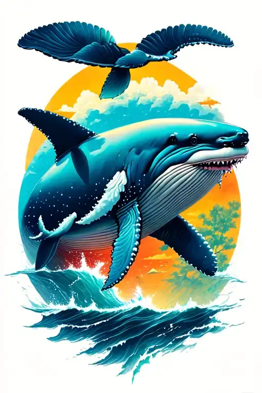 Whale Size Travel Perspective