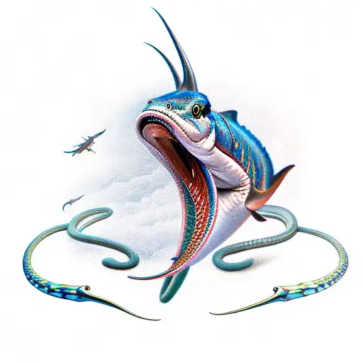 Marlin 1895 Sbl With Horned Viper Snake