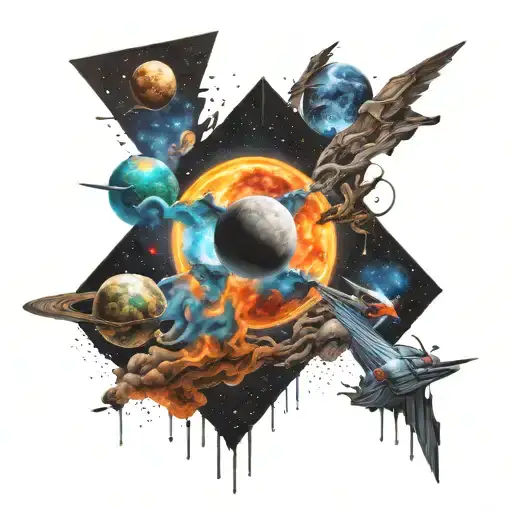 Names Falling Throug Space