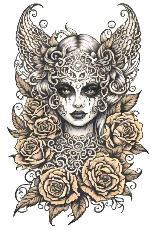 Collarbone Goth Emo Feminine