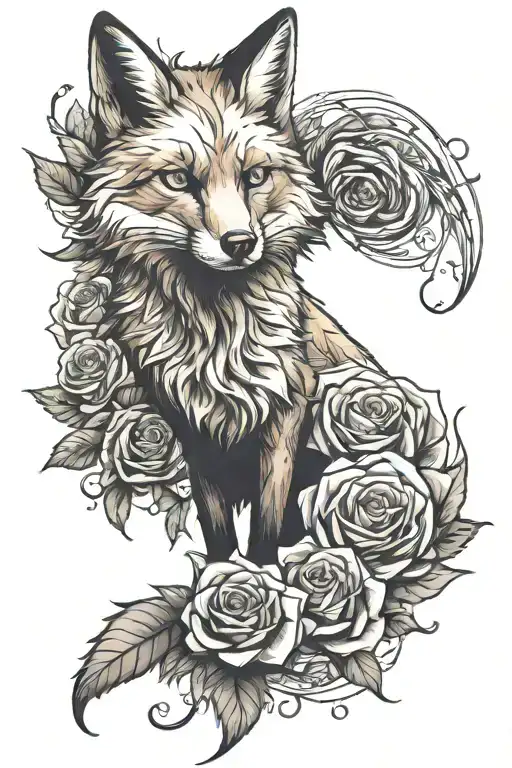 Rose Turning Into Fox