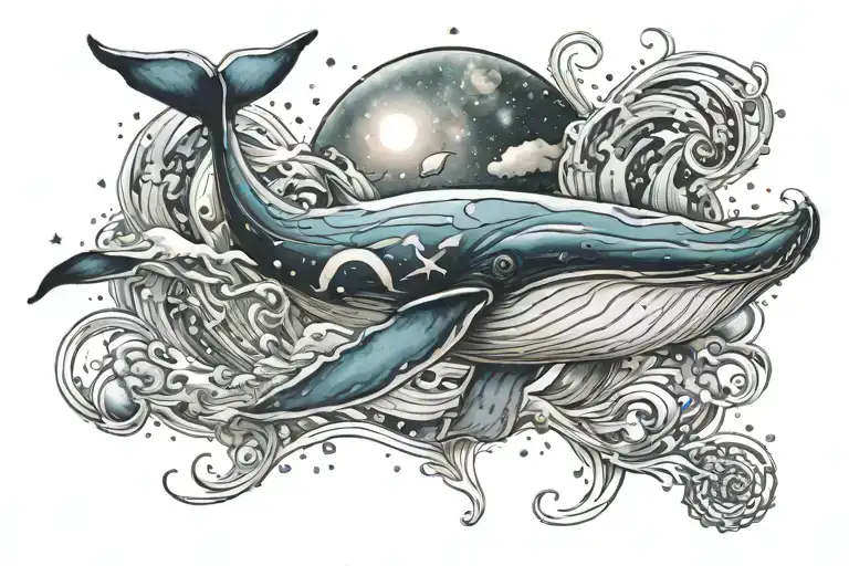 Whale And Space