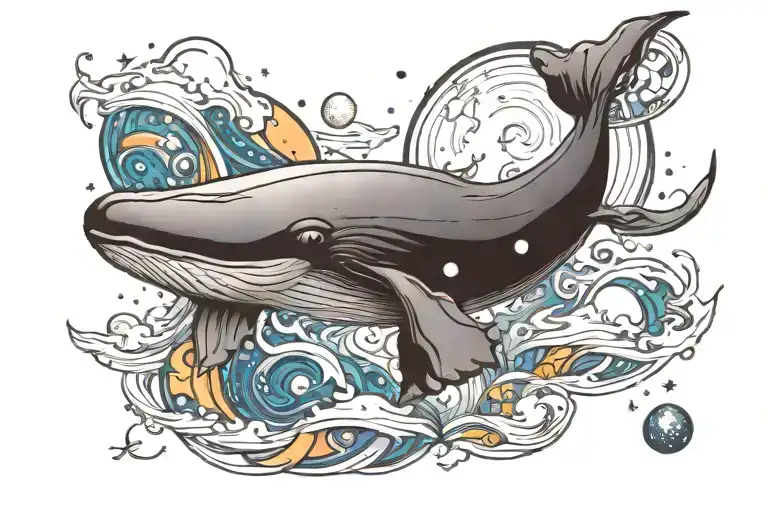 Whale And Space