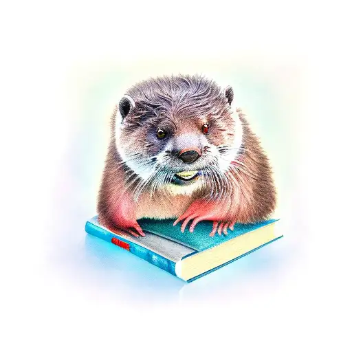 Book Otter Red Black 41