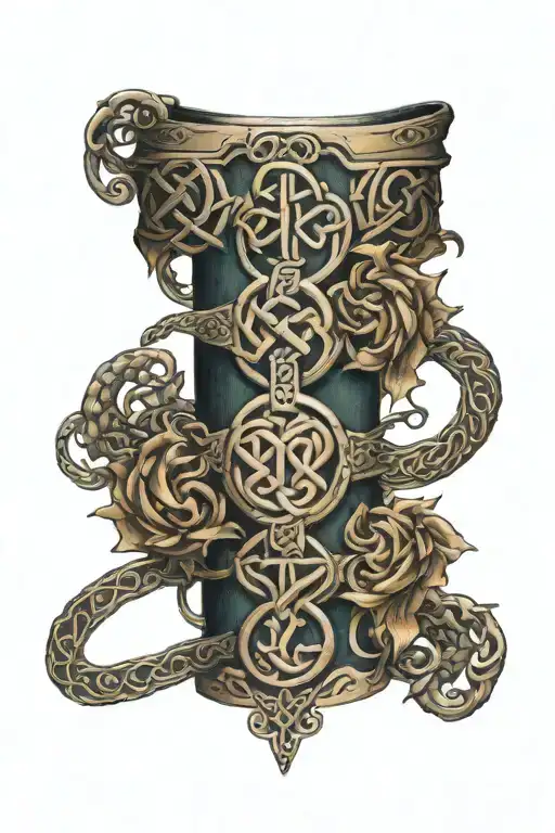 Triple Celtic Arm Band